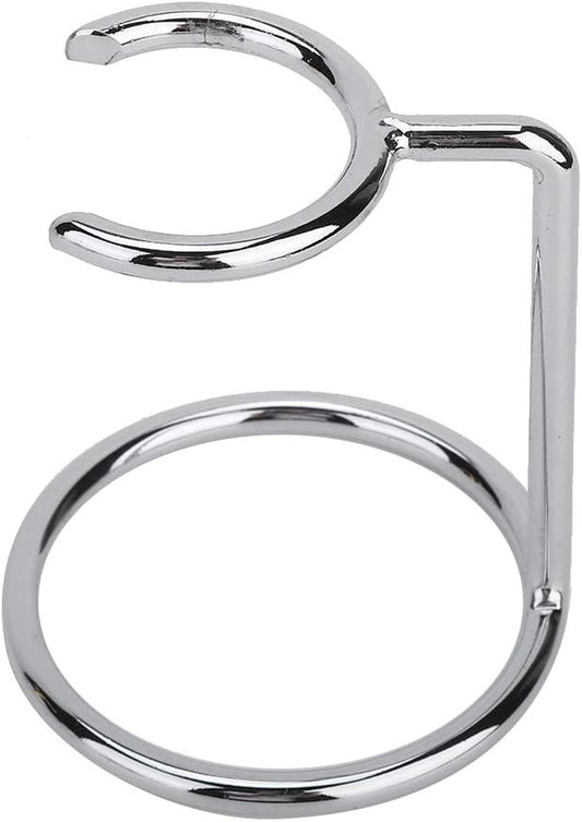 Sonew Stainless Steel Shaving Brush Stand, Holder for Salon Home Travel Use, Modern Design