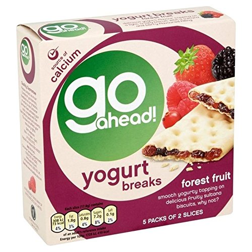 Go Ahead Yoghurt Breaks Forest Fruit 5 per pack - Pack of 6