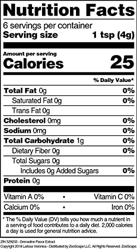 Grenadine Flavor Extract (1 oz, ZIN: 529233)