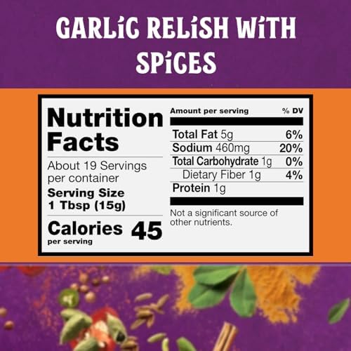 Patak's Hot Chile Pickle, Authentic Indian Relish with Green Chiles, Mustard Seeds & Aromatic Spices, Perfect for Sandwiches, Curries, Salads & Cold Meats, Vegan Spicy, 10 oz Jar