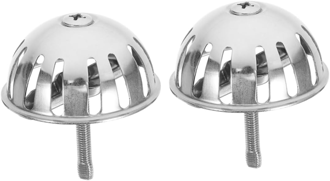 Unomor 2pcs Stainless Steel Urinal Strainer Cap Urinal Cover for Toilets and Bathrooms Odor Blocking Design for Home and Public Restrooms