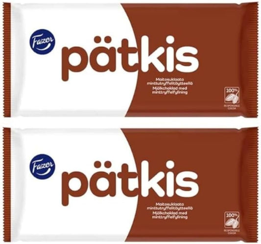 Fazer Pätkis Chocolate 2 bar of 121g