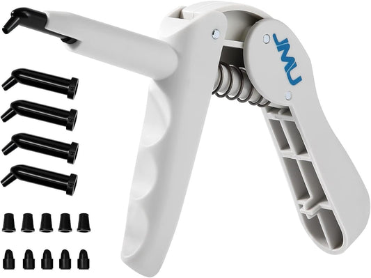 JMU Dental Composite Gun Dispenser Applicator Autoclavable, Comes with 5 Unidose Copsules Cartridge Tips, Plastic Caps