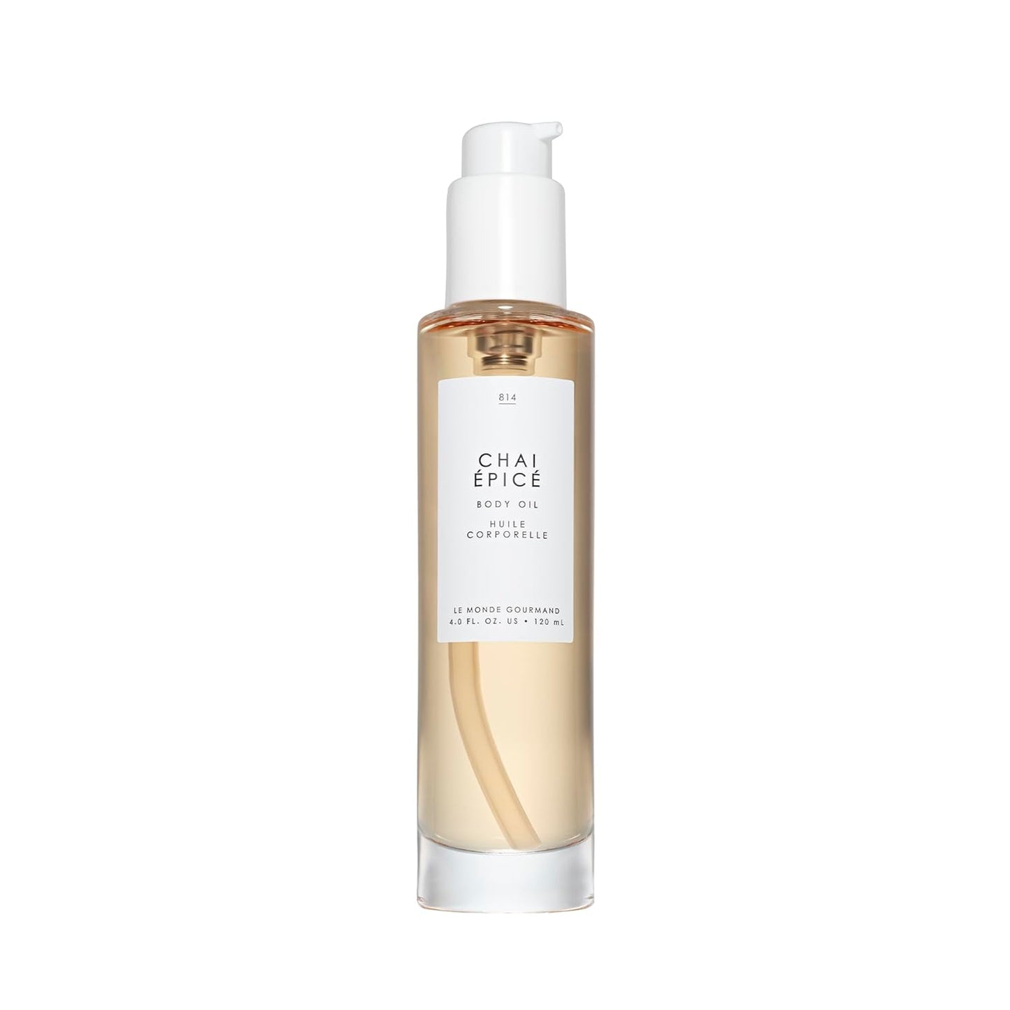 Le Monde Gourmand Chai ÃpicÃ© Perfumed Body Oil - 4 fl oz (118 ml) - Warm, Spicy, Gourmand Notes
