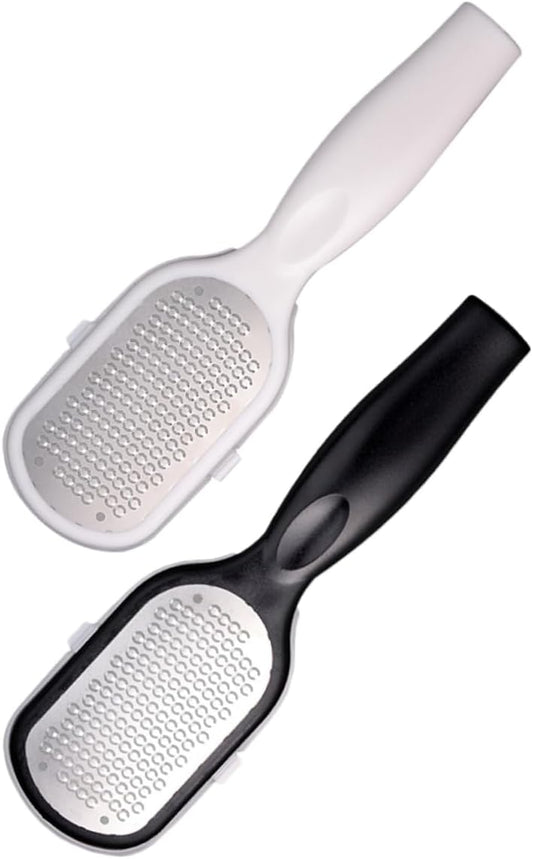 2Pcs Foot Rasp Convenient Remover for Smooth Feet Portable Foot Files for Men Women Seniors Durable Foot Care Tools for Dead Skin Removal