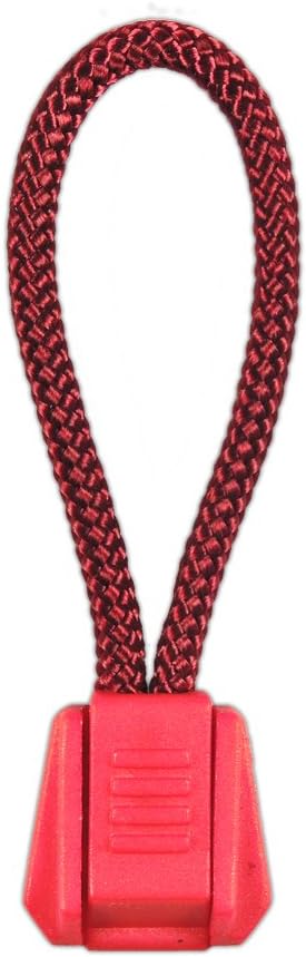 Paracord Planet Zipper Pulls Available in Various Color Combinations – Choose from 5, 10 and 20 Pack Sizes (Burgundy/Red, 5 Pack)