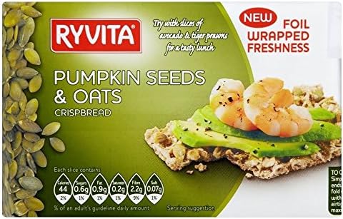 Ryvita Pumpkin Seeds & Oats Crispbread (200g) - Pack of 6