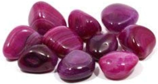 Pink Agate Tumble Stone (20-25mm)