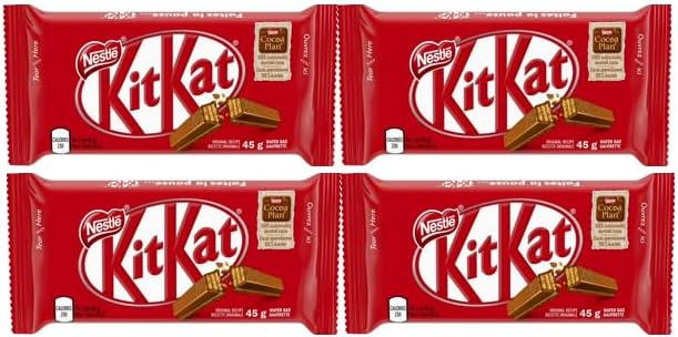 Arilon pack KITKAT Milk Chocolate Wafer Bars 4-Pack 4 x 45g