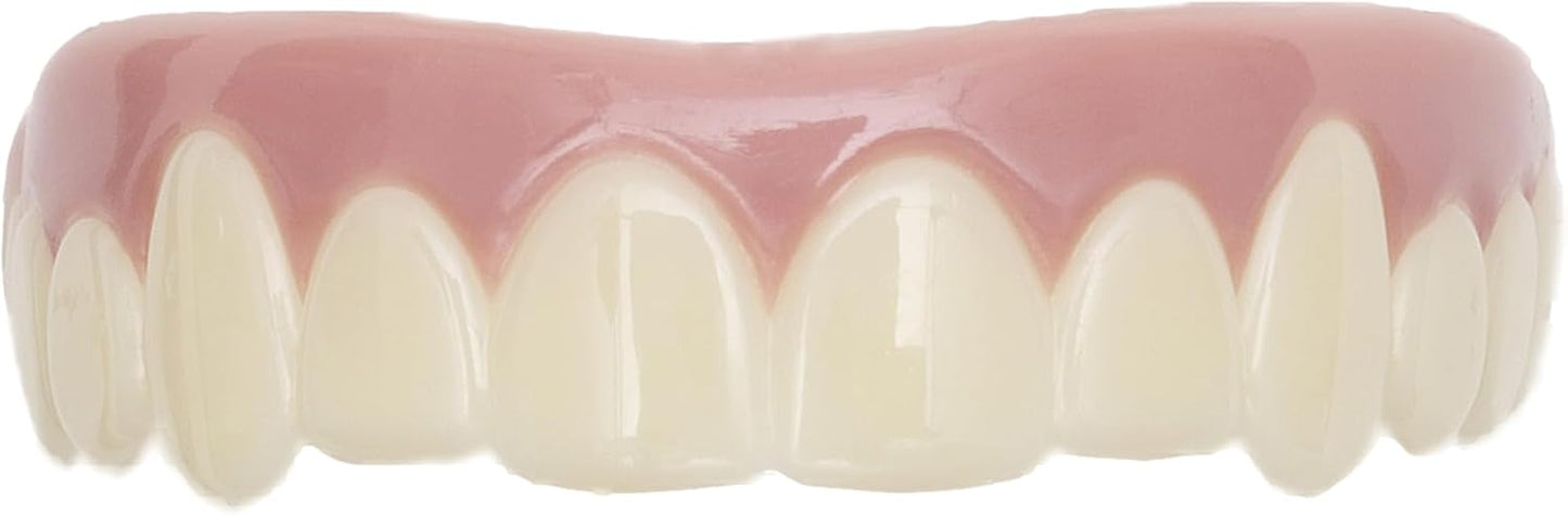 Imako Premium Cosmetic Uppers for Men and Women – Temporary Smile Makeover – 1 Pack Small, Natural White – Made in USA
