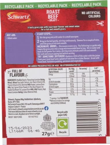 Schwartz - Roast Beef Gravy Mix - 27g