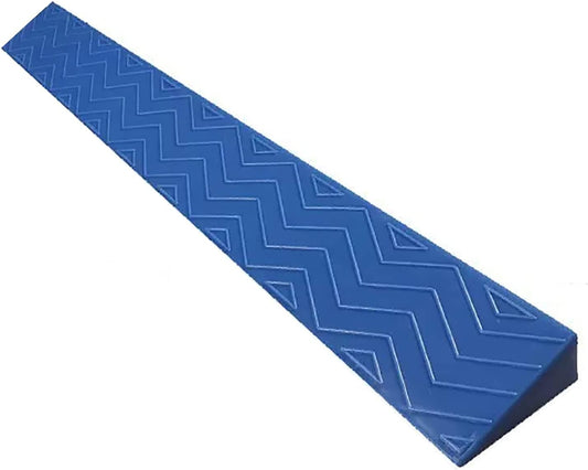 Threshold Ramps for Doorways, 2-6.5Cm Rise Threshold Ramps Non-Slip Household Ramp Transition Strip Climbing Mat Anti-Slip for Cleaning Robot (Color : Blue, Size : Height 2cm)