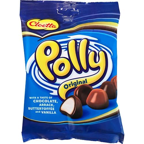 Cloetta Polly Original - Swedish - Milk Chocolate - Candies - Sweets - Chocolates - 1 Bag 130g