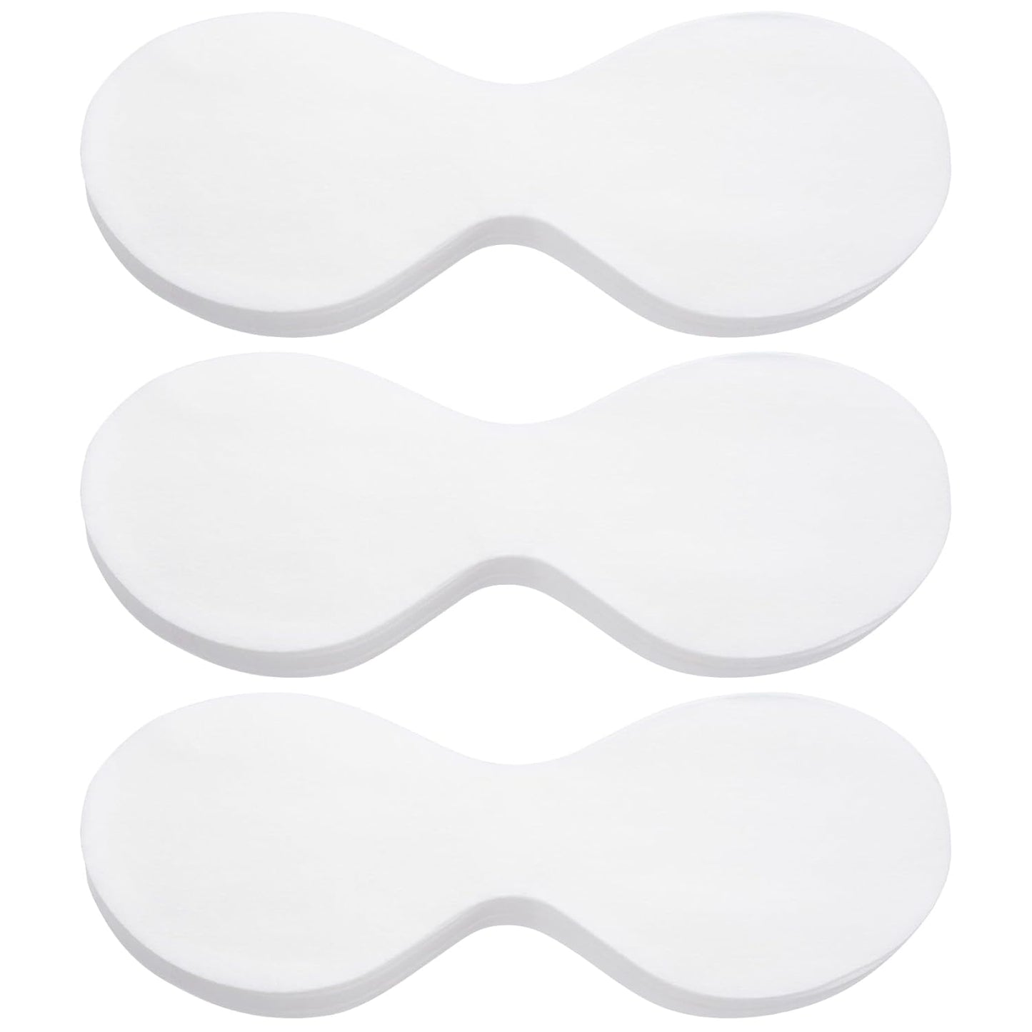 300 Sheets Disposable Eye Mask Paper, Non Woven Eye Care Patches Paper Eye Covers, Cotton Spa Eye Pads for Facials, DIY Clear Eye Mask Paper Beauty Sheets for Makeupâ¦