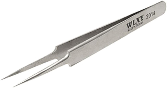 uxcell Pointy Straight Tip Watchmakers Tweezers for Crafting Repairing