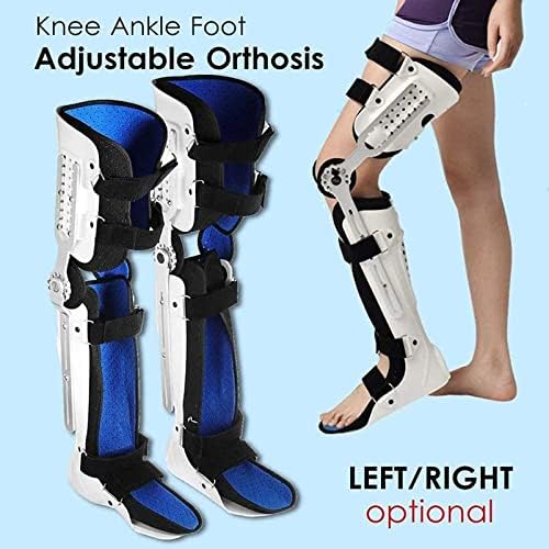 Knee Support Knee Ankle Foot Orthosis Brackets Knee Ankle Foot Orthosis Brace Fixed Stiff Thigh Knee Joint Ankle Foot Support and Ankle Fixator, Hip Knee Ankle Foot Orthosis