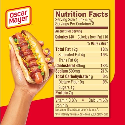 Oscar Mayer Jumbo Wieners Hot Dogs, 8 ct Pack