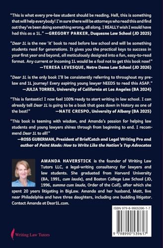 Dear 1L: Notes to Nurture a New Legal Writer