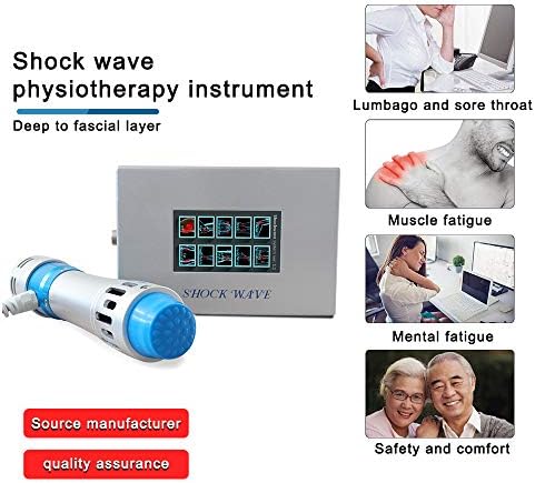 Shockwave Therapy Machine Body Muscle Relaxation Massager Tool Shock Wave Pain Relief with 7 Heads-SW18A