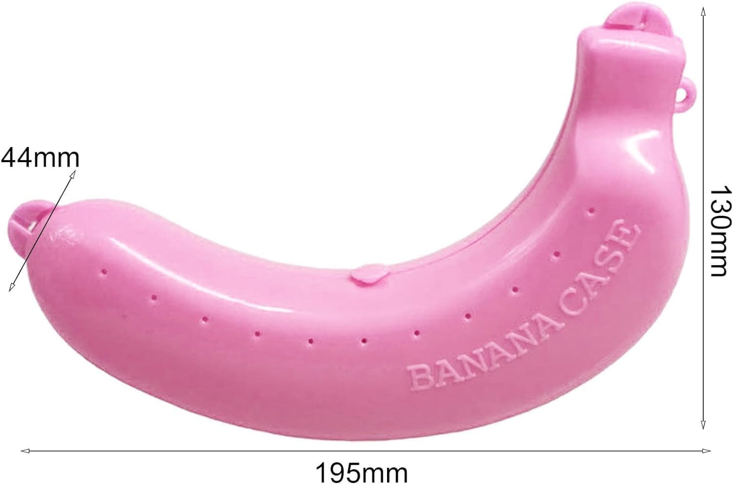 Rosojodg Yellow Cute Banana Storage BPA-Free Outdoor Travel Case,Box Holder Case Keep Fresh Banana Keeper and Protector, Banana Carrier Storage Box for Picnic Camping,Container Sets Food Containers