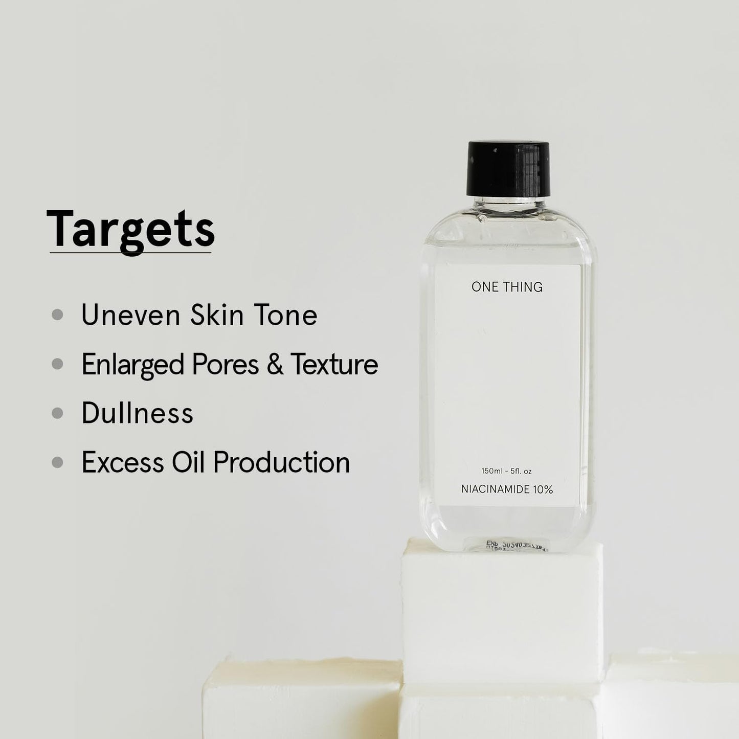ONE THING Niacinamide 10% Toner 10.14 Fl Oz | Vitamin B3 Hydrating Revitalizing Soothing Facial Daily Essence Dull, Oily Skin | Discoloration, Redness, Acne Scars Relief, Uneven Tone | Korean SkinCare