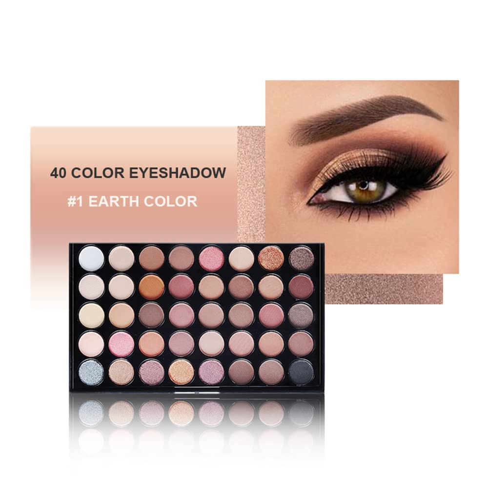 All in one makeup kit for women full kit makeup set for girls teens Eyeshadow Palette, Lip Gloss, Lipstick, Foundation, Mascara, Eyebrow Pencil, Eyeliner, Contour Stick, Powder Puff, Makeup Brushes,