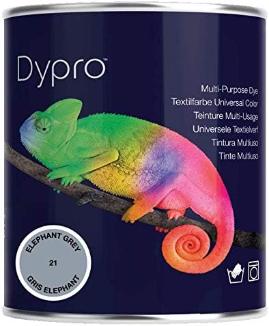 Dypro Multi Purpose Hand & Machine Fabric Dye 500g Tin Colour: Elephant Grey