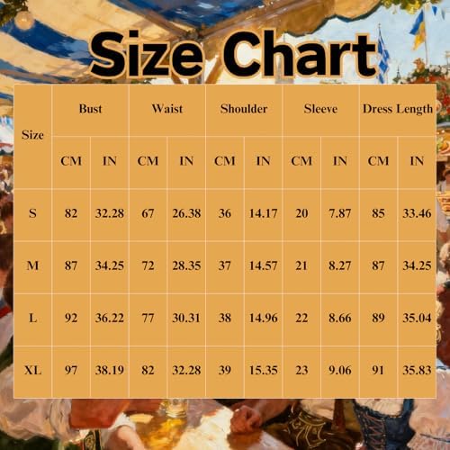 Colorful House Womens Oktoberfest Costume Outfits German Bavarian Beer Dirndl Dresses Beer Carnival