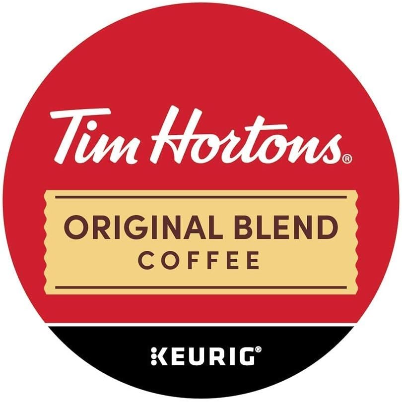 Tim Hortons Original Blend, Medium Roast Coffee, Single-Serve K-Cup Pods Compatible with Keurig Brewers