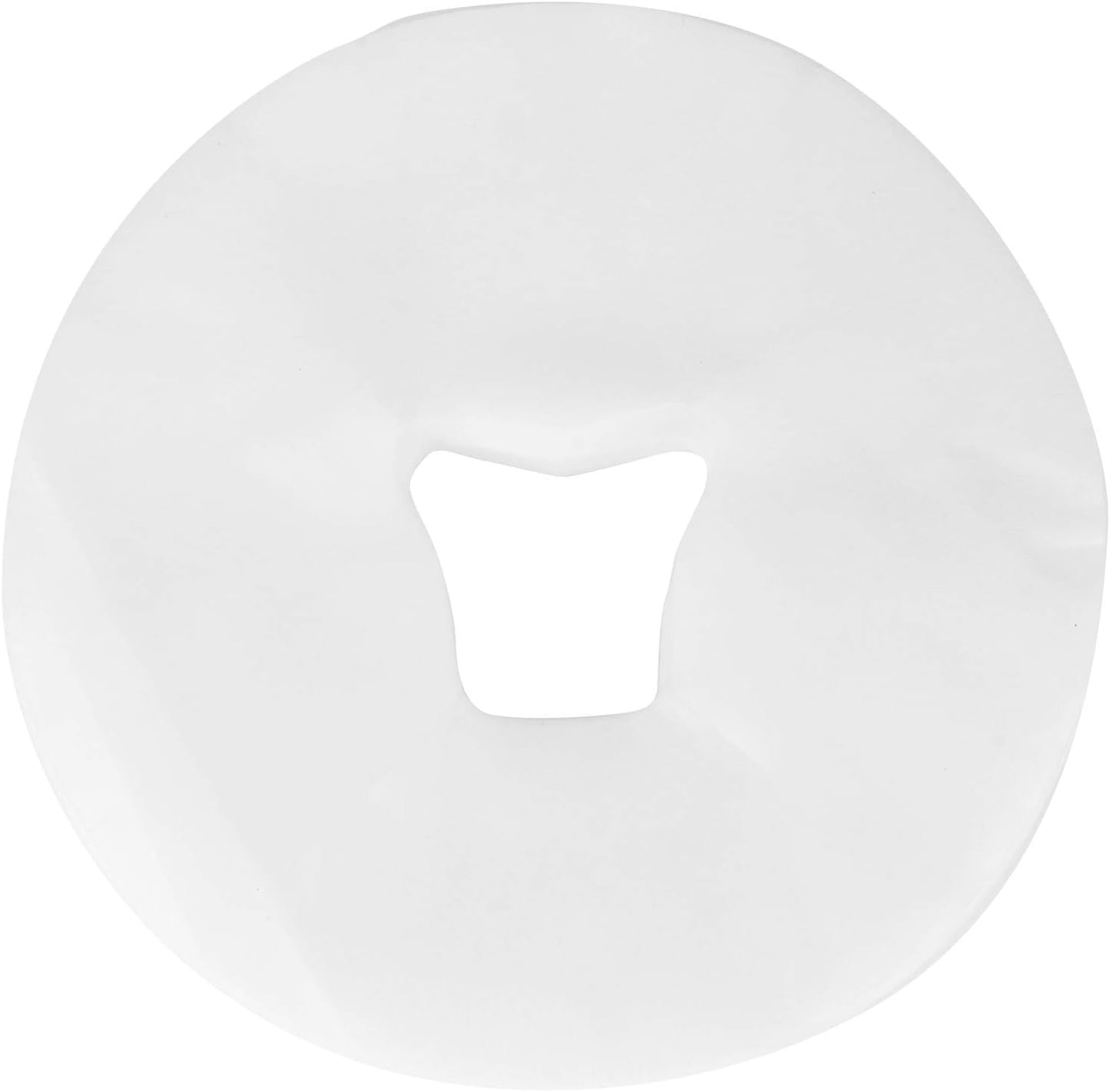 200pcs Professional Massage Linens, Disposable Non Woven Fabric Massage Table Bed Pillow Hole Towel Face Hole Mat (Round) with Hole Opening Design, Good Breathability, Wholesale Business
