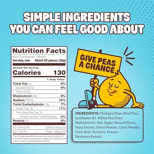 Hippeas Chickpea Puffs, Vegan White Cheddar, 4 Ounce (Pack of 1), 4g Protein, 3g Fiber, Vegan, Gluten-Free, Crunchy, Plant Protein Snacks