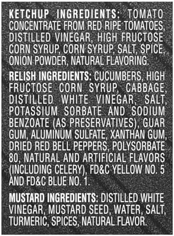 Heinz Tomato Ketchup, Sweet Relish & Yellow Mustard Grill Pack, 3 ct (Pack of 2)