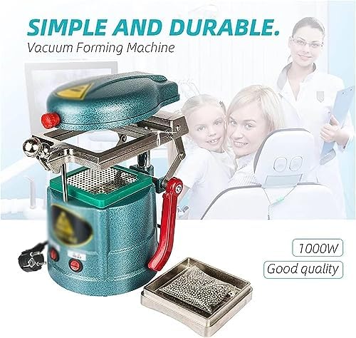 Excellent Vacuum Forming Machine Dental Lab Equipment, 1000W Dental Vacuum Molding Machine Tool with Non-Slip Foot Pedal ，Symmetrical Heating (Size : 110V/60HZ)