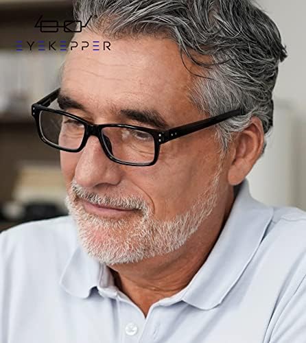 Eyekepper (Have to Buy Both Eye) Black-Left Eye +3.75 Reading Glasses with Different Strength for Each Eye 0.7 ounces