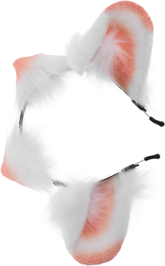 FRCOLOR Cute Sheep Horn Headband with Ears for Adults Realistic Lamb Ear Hair Hoop for Cosplay Parties and Themed Events Farm Animal Costume Accessory