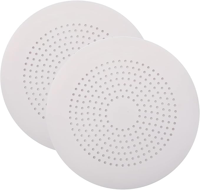 2 Pack Drain Hair Catcher Durable Silicone Hair Stopper Shower Drain Covers Easy to Install and Clean Suit for Bathroom Bathtub and Kitchen ï¼Whiteï¼