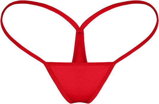 Womens G String Thongs Micro Back Tiny Panties Low Rise No Show Bikini Bottom Daily Underwear