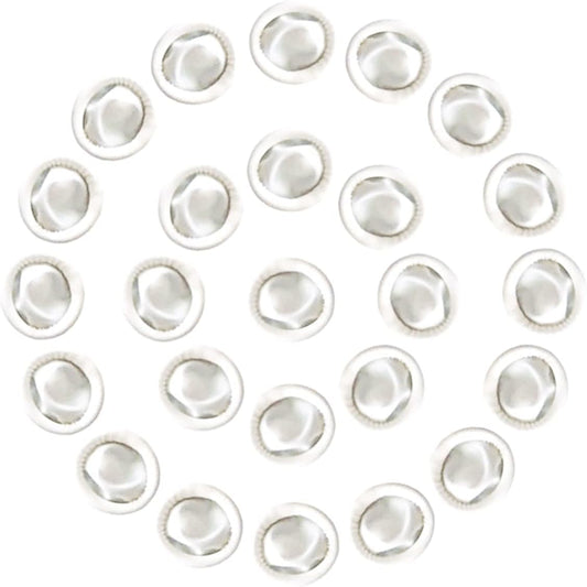 Large Disposable Nitrile Finger Cots, Non-allergenic No Powder Finger Protectors， Suitable for Beauty, Manicure, Massage,Electronic Repair 100 pcs(White)