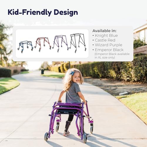 Inspired by Drive KA1200-2GKB Nimbo Posterior Walker Pediatric Walker for Children, Knight Blue