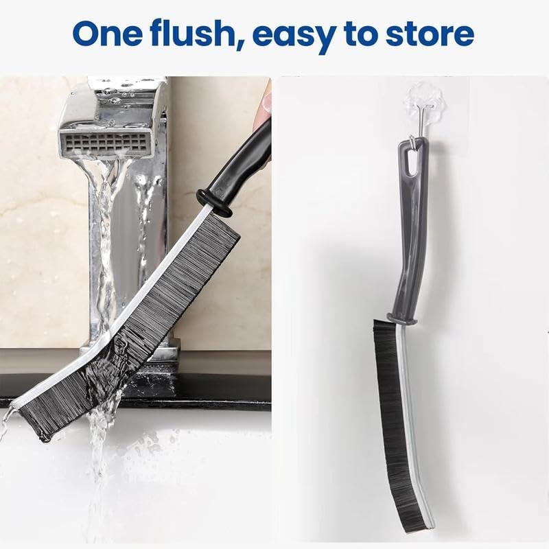 Multi-5 Pcs Crevice Cleaning Brush，Hard Bristle Gap Brush，Multifunctional for Bathroom Household Kitchen Tiles Window Crevice Cleaning Tool