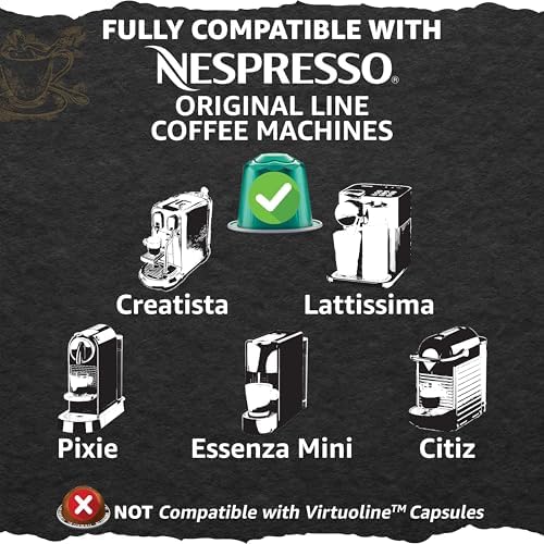 Cellini Caffè Cremoso Aluminum Nespresso Pods, 120 Count, Medium Roast Coffee Capsules, 100% Nespresso Original Machine Compatible