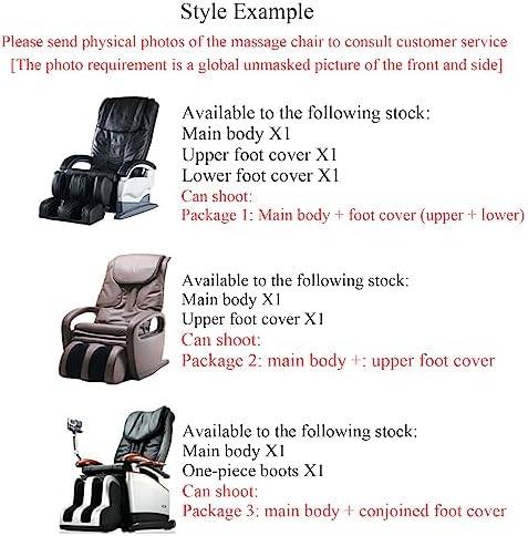 Shiatsu Massage Chair Cover, Washable Printing Massage Chair Cover Stretch Fabrics Recliner Wing Chair Slipcovers for Old-Style Massage Chairs,Suit 1