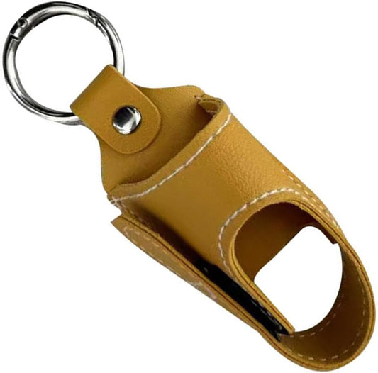 PU Leather Inhaler Travel Case Portable Holder For Daily Use And Indoor Activities With Metal Buckle Travel Inhaler Holder