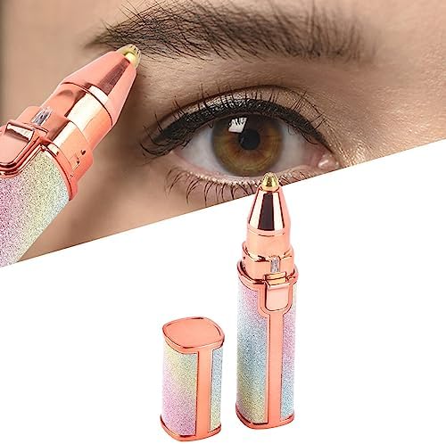 Rechargeable 2 in 1 Electric Eyebrow Trimmer Set for Women Hair Remover, Ideal Replacement with Premium Blades for Arms, Face and Legs
