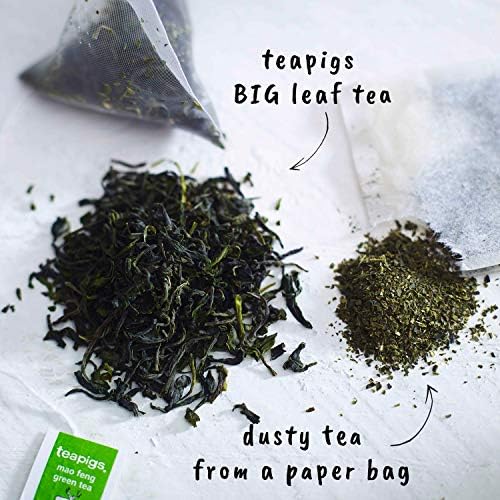 Teapigs Mao Feng Green Tea Bags Made With Whole Leavesâ€“ 50 Count (1 Pack of 50 Teabags)