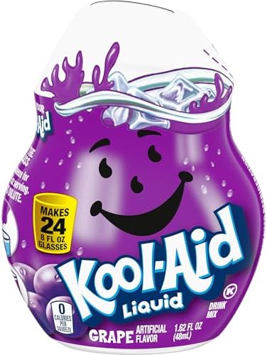 Kool-Aid Drink Mix, 1 Watermelon, 1 Orange, 1 Grape, 1 Cherry, 1 Tropical Punch, 5 CT, 1.62 Fl Oz Each (Variety Pack)