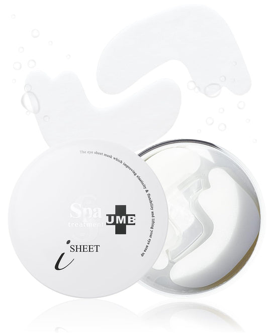 Spa Treatment UMB Stretch iSheet Japanese Under Eye Masks (30 Pairs) - Effective Anti-Aging Under Eye Patches for Dark Circles, Dry, Dull Skin Around the Eyes - Moisturize and Refresh your Skin