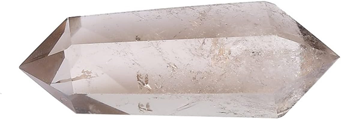 Crystal Stone 1PC Natural Smoky Quartz Crystal Hexagonal Double Terminated Points Mineral Jewelry Gift Presents