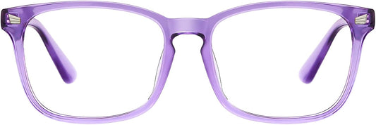 TIJN Blue Light Blocking Glasses for Women Men Square Frame Nerd Eyeglasses Anti Blue Ray Computer Screen Glasses