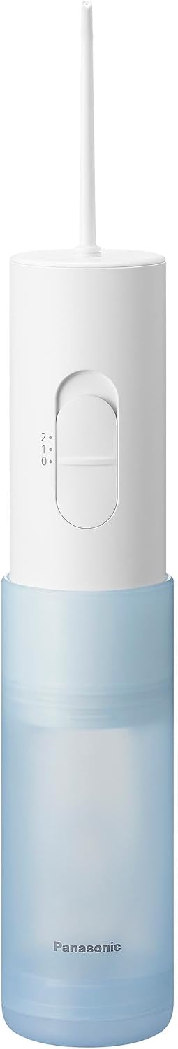 Panasonic Water Flosser for Travel, Cordless Portable Oral Irrigator with Two Water Pressure Settings, Collapsible Water Tank - EW-DJ11-A